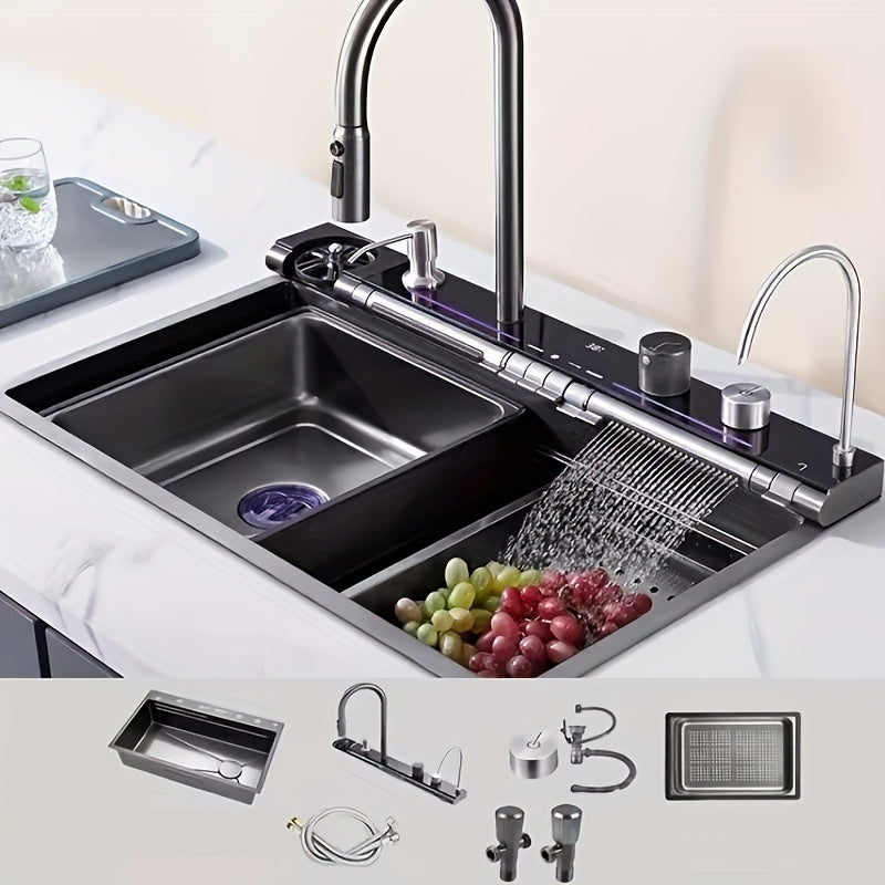 Enkele Keukenspoelbak – Spoelbak RVS – Keukenspoelbak Groot – Grote Spoelbak – Onderbouw Spoelbak – 680x450 mm – 4 mm Roestvrij Staal