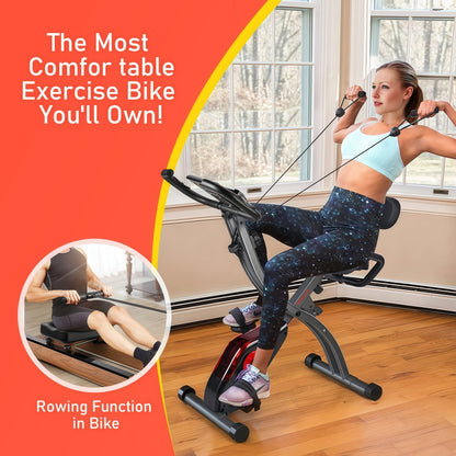 Fiets Trainer – Fietstrainer – Hometrainer – Stoelfiets – Bureaufiets – Opvouwbaar Design – Duurzaam ABS Materiaal – Magnetische Weerstand – Geschikt voor Smartphone en Tablet