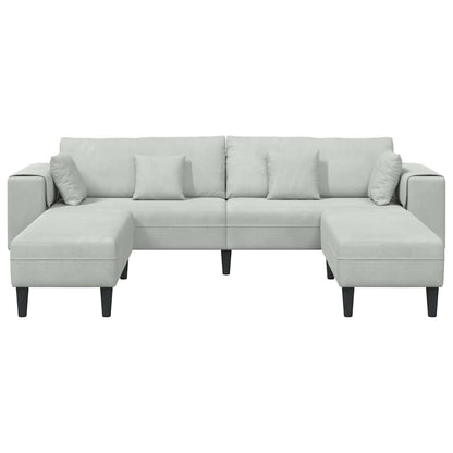 Velvet Bank – Fluwelen Sofa – Zitbank – Loungebank – Slaapbank – Zacht Fluweel – Stevig Houten Frame – Turquoise Zonder Ottoman