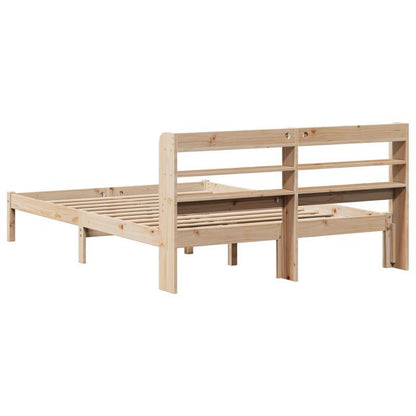 solid wood bed without mattress 120x200cm pine wood Practical Removable