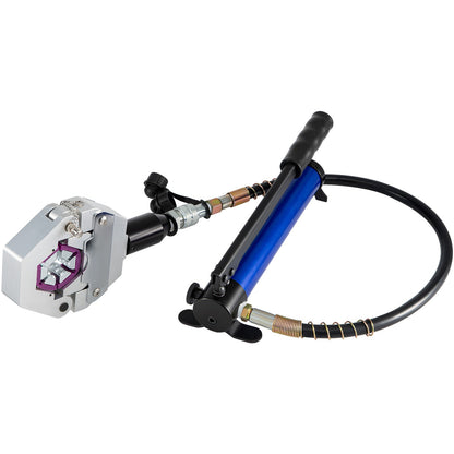 Hydraulische Slangkrimptang – Slangpers – Slangkrimpset – Airco Krimptang – Koolstofslang Krimpper – Aluminium Frame – 7 Matrijzen – Gescheiden Hydraulisch Systeem