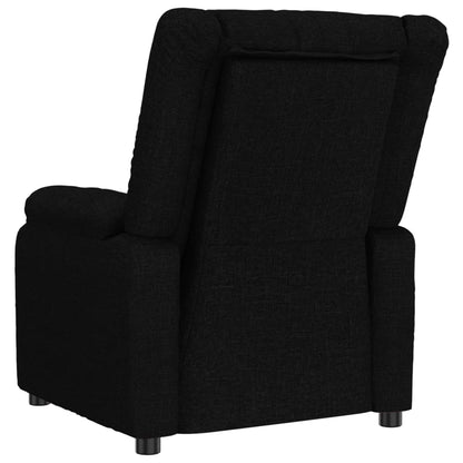 Fauteuil – Relaxstoel – Verstelbare Stoel – Zitzak – Loungefauteuil – Zwart – Verstelbaar in 3 Standen – Houten & Metalen Frame