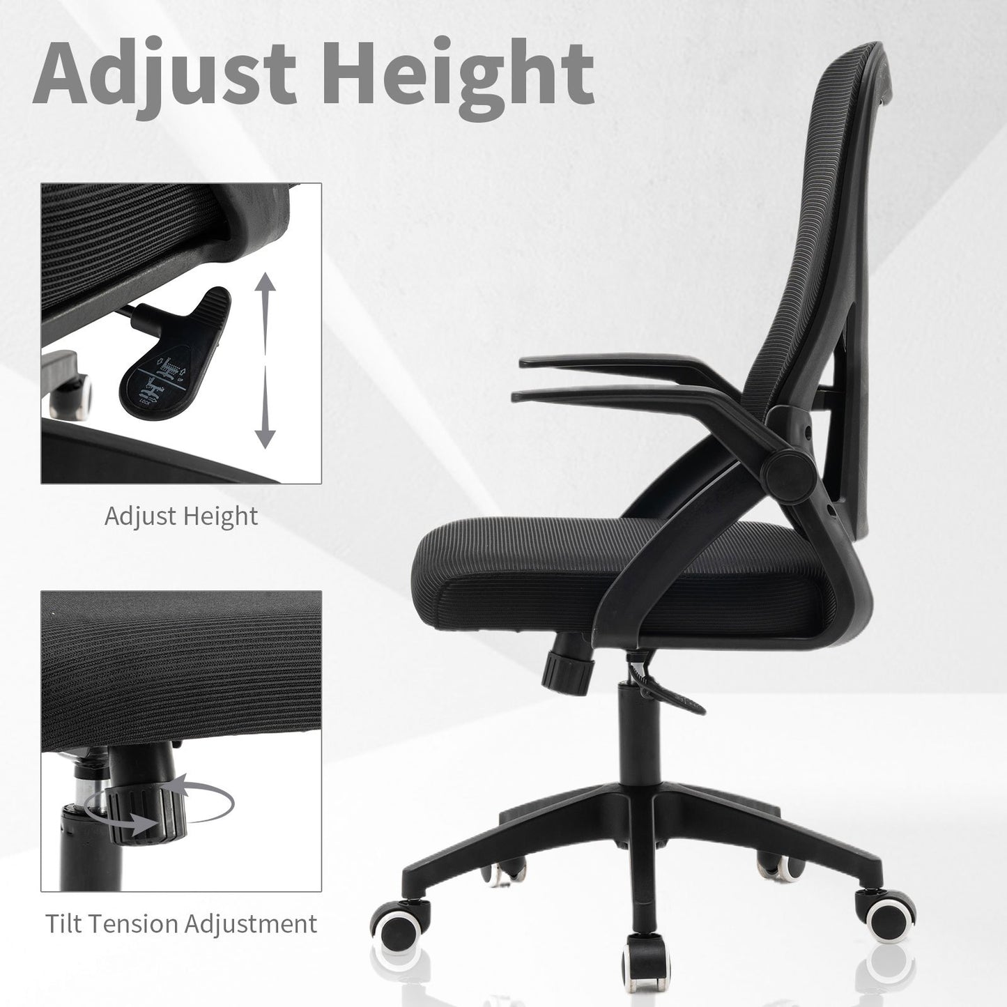 Bureaustoel – Kantoorstoel – Computestoel – Werkstoel – Ergonomische Stoel – Beige Goud – PU Lederen Bekleding – Max Draagkracht 180 kg