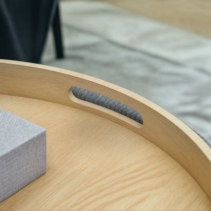 Opbergpoef – Opberghocker – Zitzak – Voetenbank – Poef – Rond – Grijs – Corduroy Stof – Comfortabele Zitplek – Handig Opbergvak