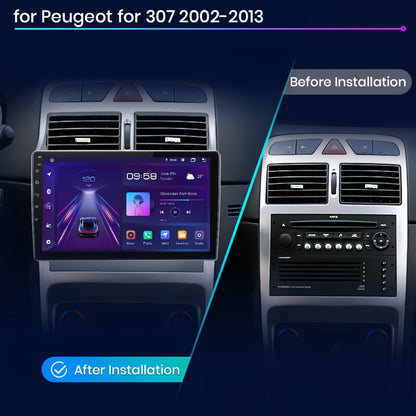 Junsun 6+128GB 4G Wireless Car Player Android Auto Radio for Peugeot 307 307CC 307SW 2002-2013, Multimedia Player GPS Navigation RDS 2 Din Screen Auto Radio, Incar Entertainment, Vehicle Multimedia System, Sleek Car Stereo, T