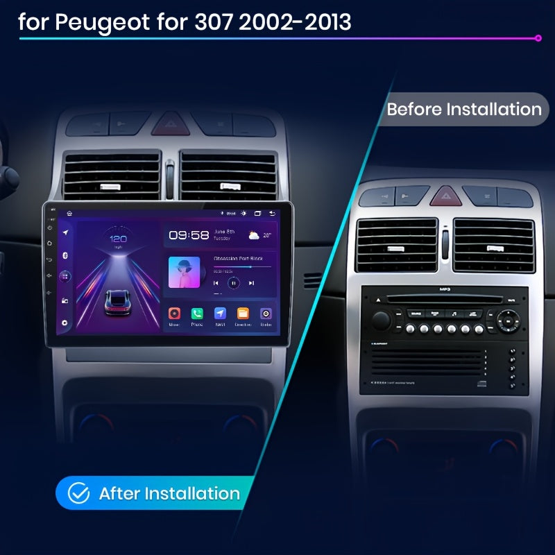 2 DIN Multimediaplayer – Autoradio – Navigatiesysteem – Smart Radio – Multimedia Speler – 4G Wifi Verbinding – 9 Inch Touchscreen – Android Auto & CarPlay