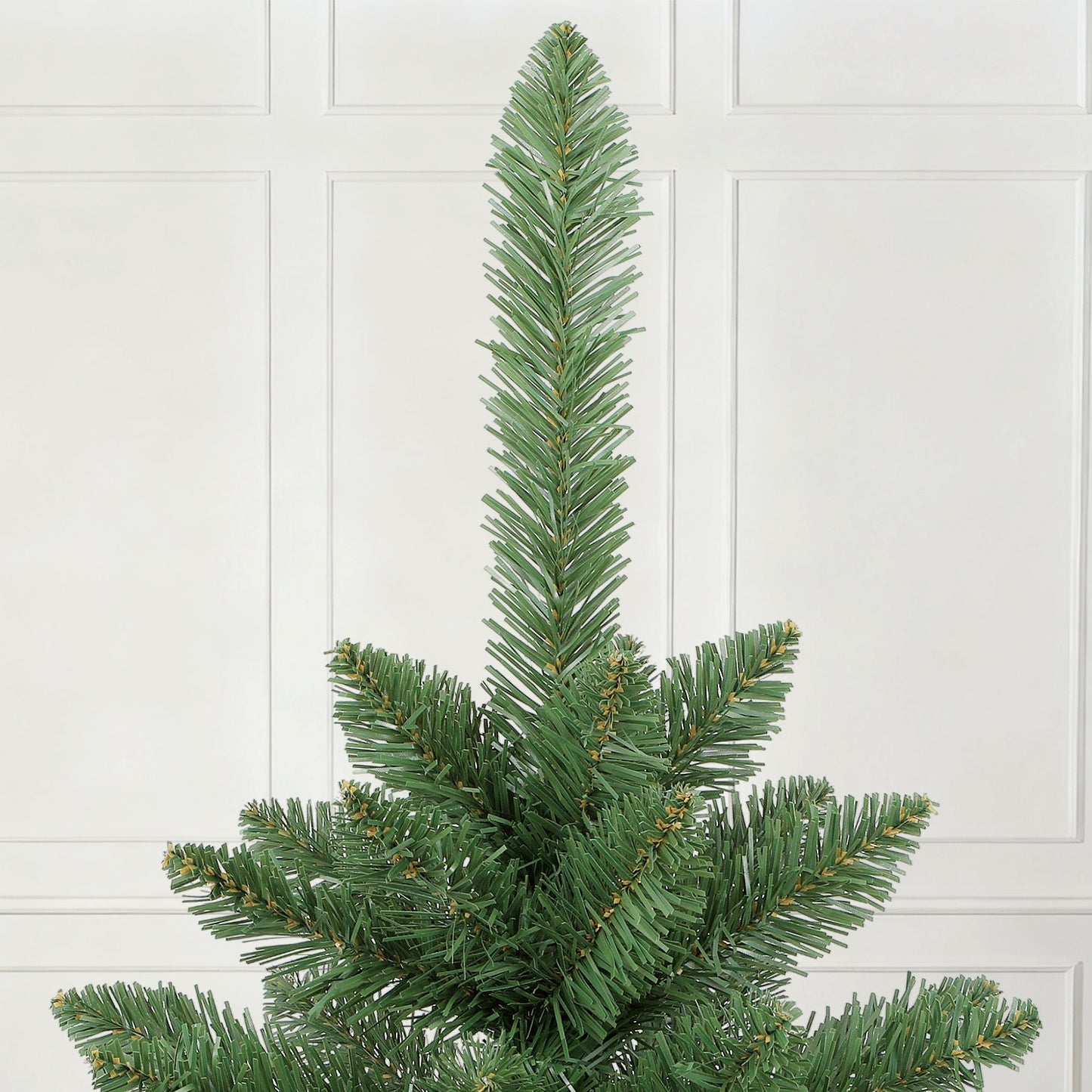 210 cm Artificial PVC Fir Tree | Stable Cross Base, Easy to Assemble, Ideal for Christmas Celebrations, Classic Style by SALCAR