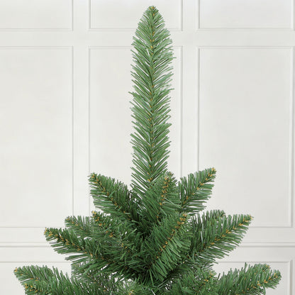 210 cm Artificial PVC Fir Tree | Stable Cross Base, Easy to Assemble, Ideal for Christmas Celebrations, Classic Style by SALCAR