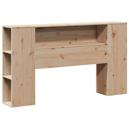 Boekenkastbed – Bed Met Boekenkast – Slaapbank – Opbergbank – Eenpersoonsbed Marrone – Massief Dennenhout – 120x200 cm