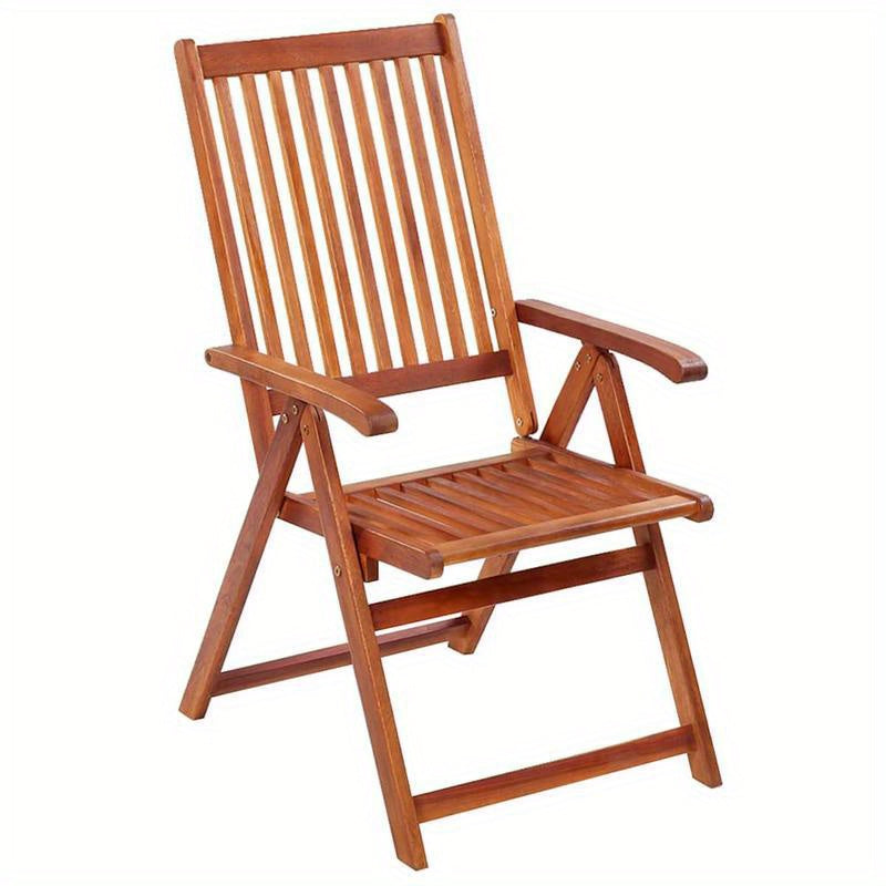 Tuinstoelen – Inklapbare Stoelen – Buitenstoelen – Acaciahouten Stoelen – Ergonomisch Design – Duurzaam En Stevig