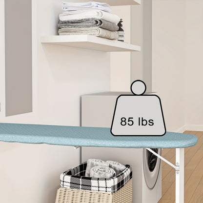 Wandstrijkplank – Opklapbare Strijkplank – Strijkbord Met Opbergruimte – Muurstrijkplank – Inclusief Spiegel – Ruimtebesparend Design – Hout En Metaal