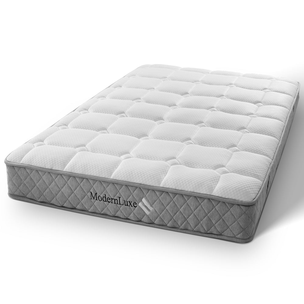 Matras – Koudschuimmatras – Pocketveringmatras – Orthopedisch Matras – Tweepersoonsmatras – 120x200 cm – 7-Zones Pocketvering – Medium Stevig H3 – 20 cm Hoog – 4 Handvatten – Vacuumverpakt