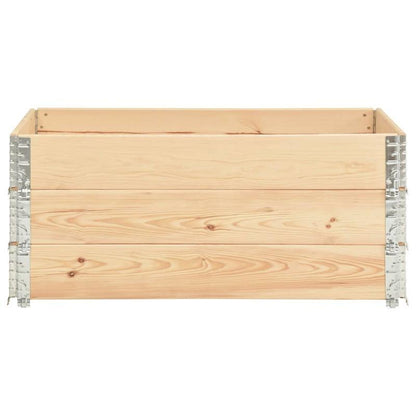 Bloembak – Plantenbak – Bloemenbak – Tuinbak – Verhoogde Bak – Massief Dennenhout – Set Van 3 – 100x150 cm – Weerbestendig – Lichtgewicht