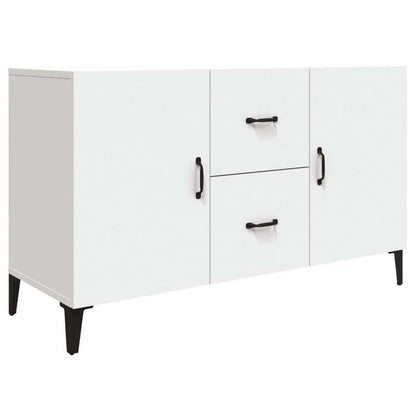 Sideboard – Dressoir – Kast – Opbergmeubel – Wandkast – Wit – Treated Wood – 100x36x60 cm – Sterk en Vochtbestendig