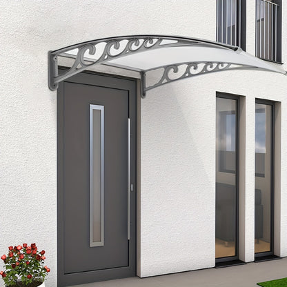 Polycarbonaatplaat – Dakplaat – Kunststofplaat – Kanaalplaat – Lichtdoorlatend – 100x100 cm – Aluminium Frame – Weerbestendig & UV-Bestendig