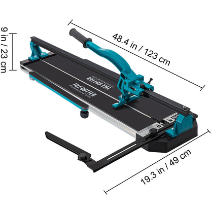 Tegelsnijder – Tegelknipper – Tegelsnijmachine – Tegelsnijder Handmatig – Keramisch – Laser Positionering – Snijlengte 1000 mm – Aluminium Frame