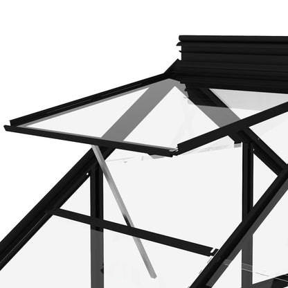 Kweekkas – Tuinkas – Broeikas – Serre – Kas – Aluminium en Staal – Glazen Wanden – 155x200x191 cm