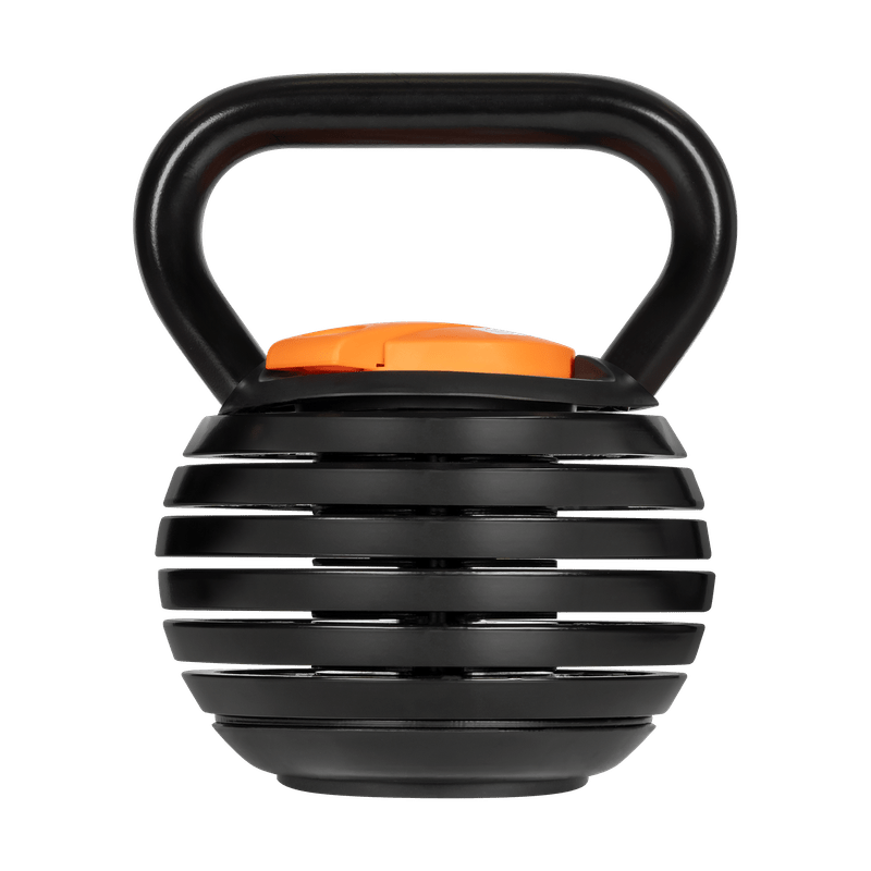 Verstelbare Kettlebell – Gewichtsketel – Halter – Gewichtszak – Krachttraining – Gietijzer Materiaal – Antislip Basis – 3,5 tot 18 kg Gewicht