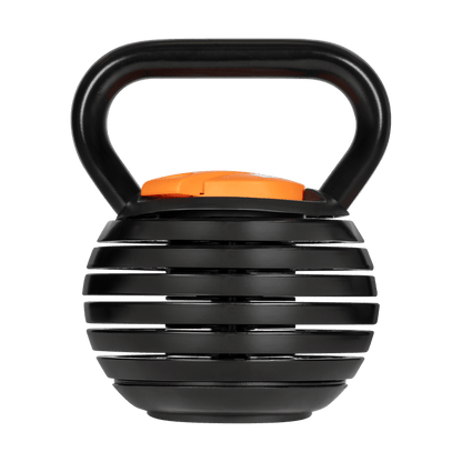 Verstelbare Kettlebell – Gewichtsketel – Halter – Gewichtszak – Krachttraining – Gietijzer Materiaal – Antislip Basis – 3,5 tot 18 kg Gewicht