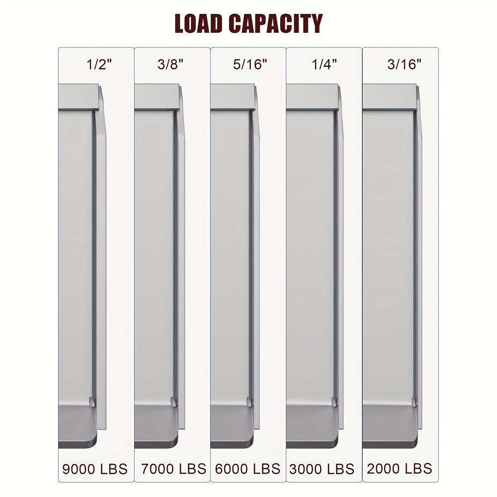 1/4" Skid Steer Mount Plate, Universal Quick Tach Attachment Plate, 1360.78 KG Capacity, Fits Bobcat, Kubota, Mahindra, Rust-Proof Tractor Implement Plate, Heavy-Duty, Heavyduty Attachment, Agricultural Machinery, Durable Con