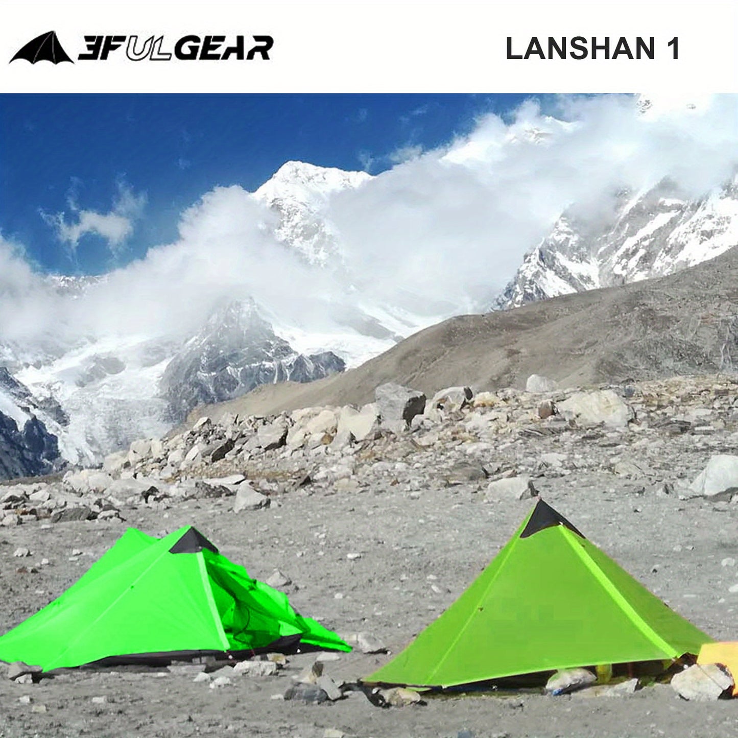 Tent – Kampeertent – Trekkingtent – 3-seizoenen tent – Lichtgewicht tent – Ruime binnenafmetingen – Duurzaam nylon en PVC frame