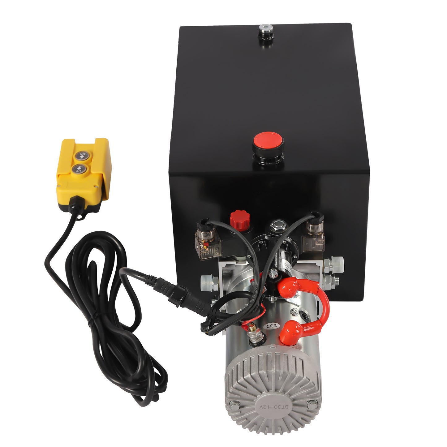 Hydraulische Pomp – Handpomp – Hydrauliek Pomp – Hydraulisch Aggregaat – Draagbare Pomp – 20 Liter Capaciteit – Stalen Behuizing – Zonder Elektriciteit
