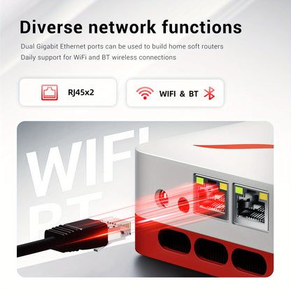 Mini Pc – Compacte Desktop – Stille Computer – Energiezuinige Pc – Multimediacomputer – 12GB RAM – 512GB SSD