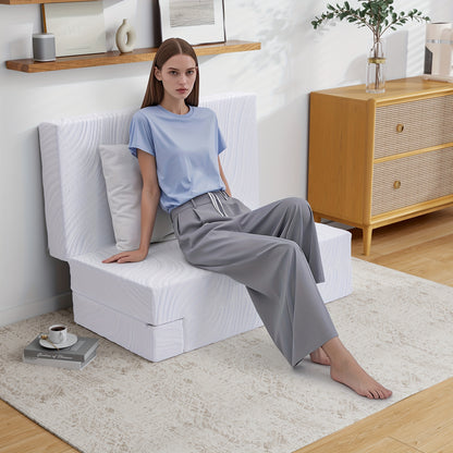 15cm Folding Memory Foam Mattress Topper & Travel Mattress | Polyester Cover, Hybrid Construction, Pocketed Coil, Euro Top, Medium Feel, Non-woven Weaving, Twirest Brand, 90x200cm, 120x200cm, 140x200cm, 160