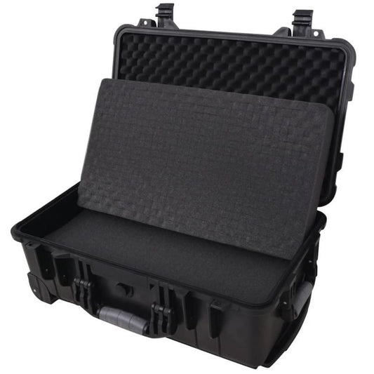 Gereedschapstas met Wielen – Gereedschapskoffer – Opbergtas – Gereedschapsrugzak – Rolwagen – Duurzaam Polypropyleen & ABS – Foam Binnenkant Bescherming – 56 x 35 x 23 cm