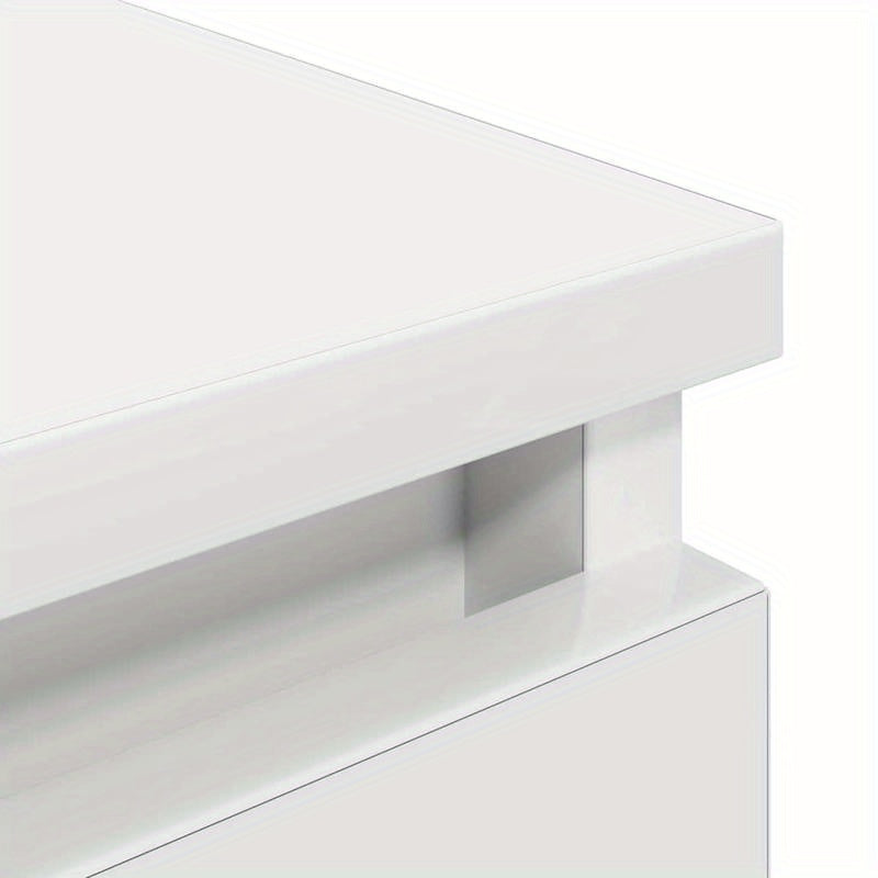 TV meubel – TV kast – Media meubel – Entertainment meubel – Wit tv meubel – Compact 100x35x54 cm – MDF en hardhout