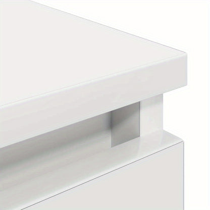 TV meubel – TV kast – Media meubel – Entertainment meubel – Wit tv meubel – Compact 100x35x54 cm – MDF en hardhout