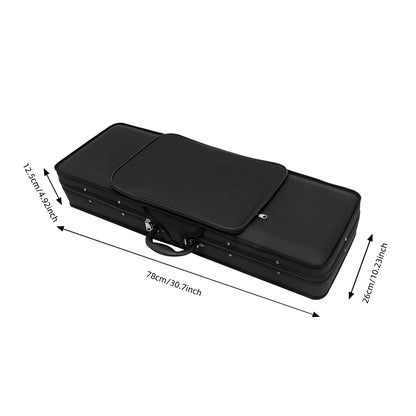 Vioolkoffer – Viooltas – Reiskoffer – Muziekinstrumentkoffer – 4/4 Full Size – Lichtgewicht Oxford Stof – Versterkte Duurzame Constructie