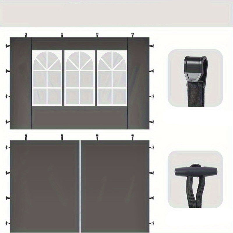 Opklapbare Partytent – Tuin Tent – Evenemententent – Markttent – Kampeertent – 3x6 Meter – Stalen Frame