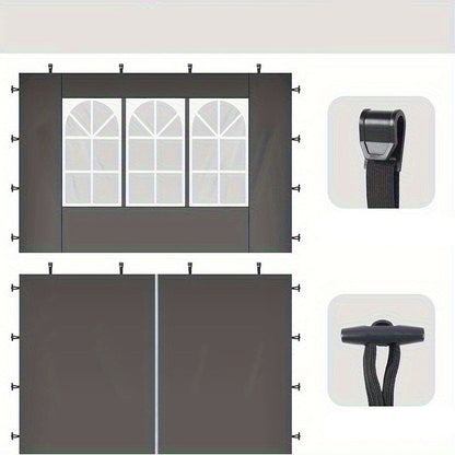 Opklapbare Partytent – Tuin Tent – Evenemententent – Markttent – Kampeertent – 3x6 Meter – Stalen Frame
