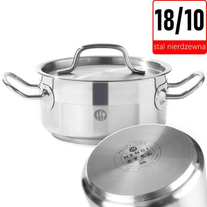 Low Pot Profi Line with a Lid 12 L Avg. 320 X 150 H - Hendi 830604