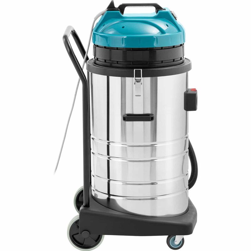 Industriële Stofzuiger – Bouwstofzuiger – Nat- en Droogzuiger – Alleszuiger – Waterzuiger – 3000 W Vermogen – 80 Liter Roestvrijstalen Tank