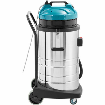 Industriële Stofzuiger – Bouwstofzuiger – Nat- en Droogzuiger – Alleszuiger – Waterzuiger – 3000 W Vermogen – 80 Liter Roestvrijstalen Tank