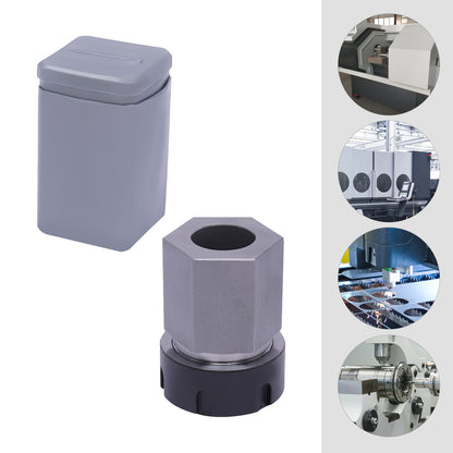 Spanhouder – Klemhouder – Colletblok – Boorkop – CNC Gereedschap – Hexagonaal Design – Hoogwaardig Snelstaal – Precisie ±0,02 mm
