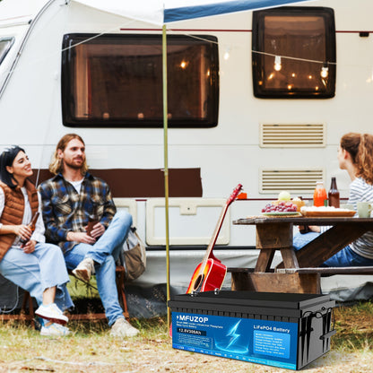 12,8V 300Ah LiFePO4 Accu – Lithium Accu – Camper Accu – Boot Accu – Thuisbatterij – 200A BMS Bescherming – 15.000 Laadcycli