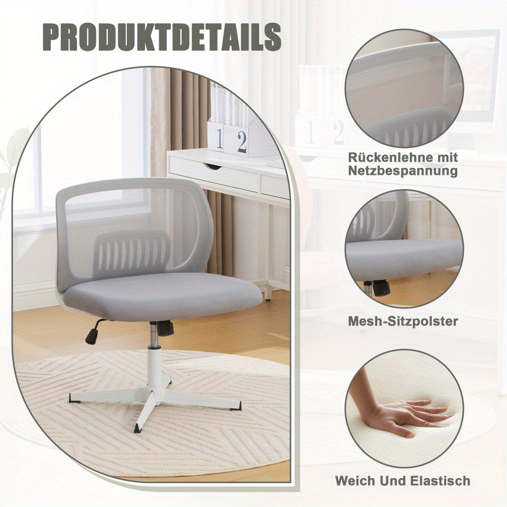 Bureaustoel – Bureaustoelen – Stoel – Draaistoel – Office Chair – Brede Gevoerde Zitting – 360° Draaibaar En Verstelbare Hoogte