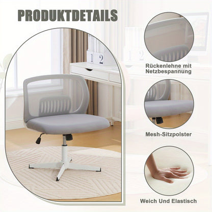 Bureaustoel – Bureaustoelen – Stoel – Draaistoel – Office Chair – Brede Gevoerde Zitting – 360° Draaibaar En Verstelbare Hoogte