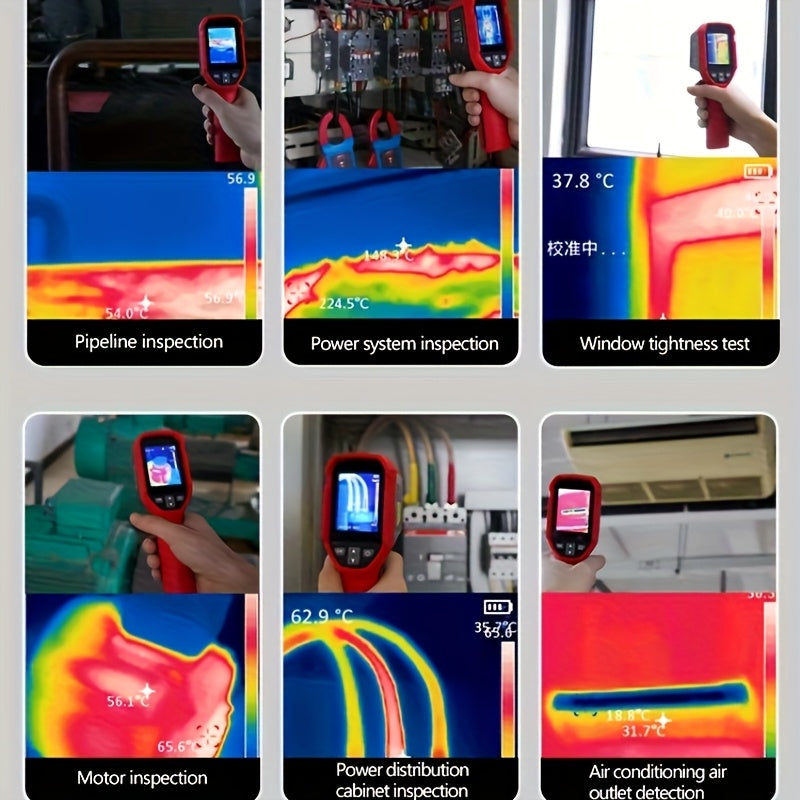 Thermal Camera – Warmtebeeldcamera – Infraroodcamera – Warmtemeter – Temperatuurmeter – 120x90 Resolutie – Temperatuurbereik -20°C tot 400°C