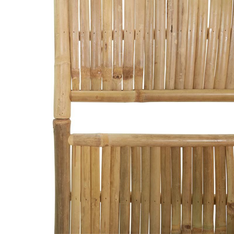 Bamboe Kamerscherm – Roomdivider – Scheidingswand – Kamerscheiding – Bamboescherm – Natuurlijke Bruine Kleur – 120 x 180 cm – 3 Panelen – Lichtgewicht & Flexibel
