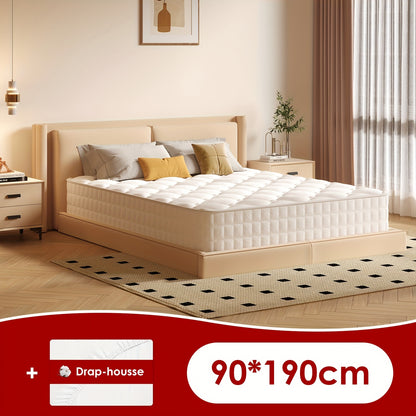 Carroltt Mattress 140/90x200/190, Mattress Height 22cm, Pocket Spring Mattress With Fitted Sheet, Pocket Spring Mattress, 7-Zone Spring Mattress H3