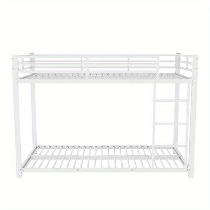 Metalen Stapelbed – Stapelbed – Bunk Bed – Metalen Bedden – 90x200 Cm – Stevig Metaal – Klassiek Wit