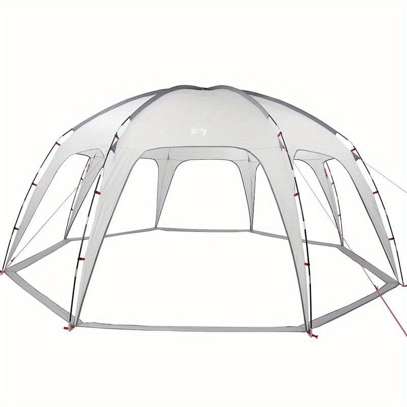 Partytent – Tent – Overkapping – Feesttent – Paviljoen – Grijs – Waterdicht & Weersbestendig – Eenvoudige Montage & Robuust Frame
