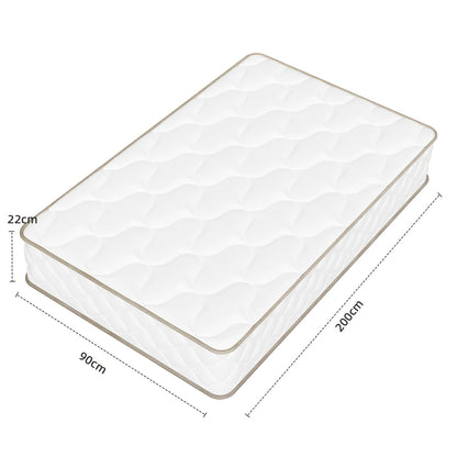 Carroltt Mattress 7-zone, Spring Mattress 22cm High, Pocket Spring Mattress Firmness Grade H3/mattresses For Adults