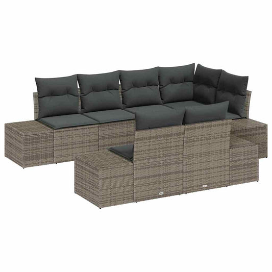 Vidaxl Modular Garden Sofa Outdoor Sectional Bench