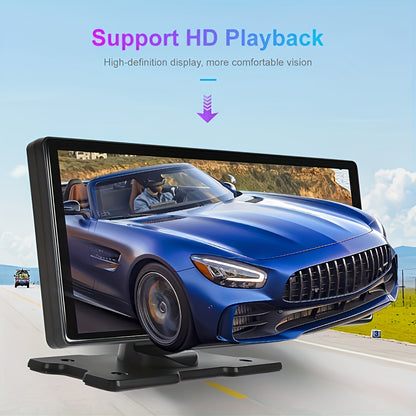 HIKITY NEW 9.3-inch For CarPlayer Stereo Radio Wireless For Android Auto Car Multimedia Player With Touchscreen Mirror Link, FM, USB/AUX/TF, 64G TF Card Universal