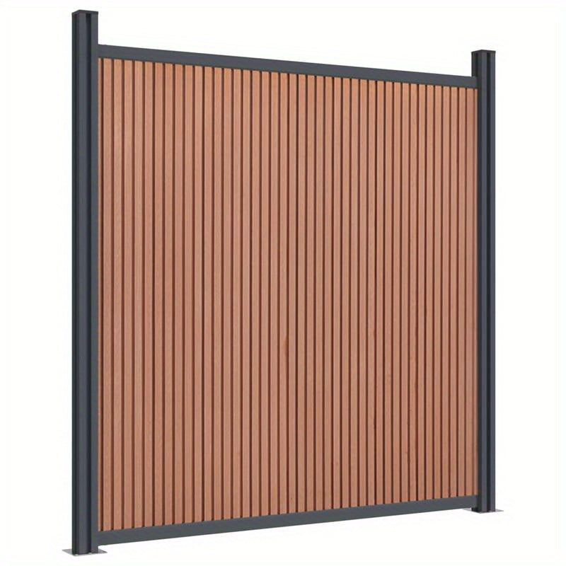 Tuinscherm – Tuinafscheiding – Schuttingpaneel – Privacyscherm – Bruin Houten Paneel – 180x186 cm – Weerbestendig & Eenvoudig Bevestigen